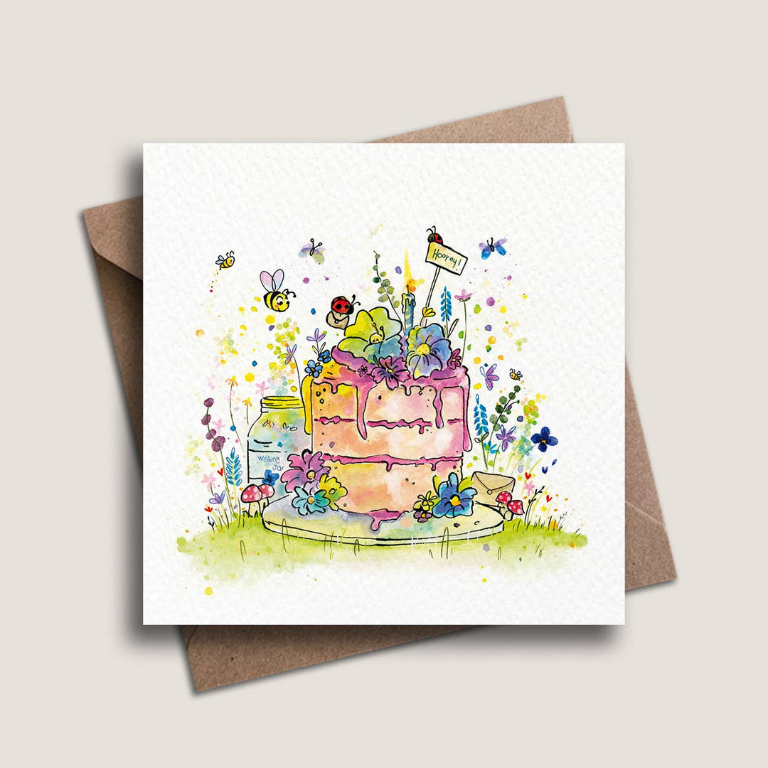 Magical Cake Garden Card