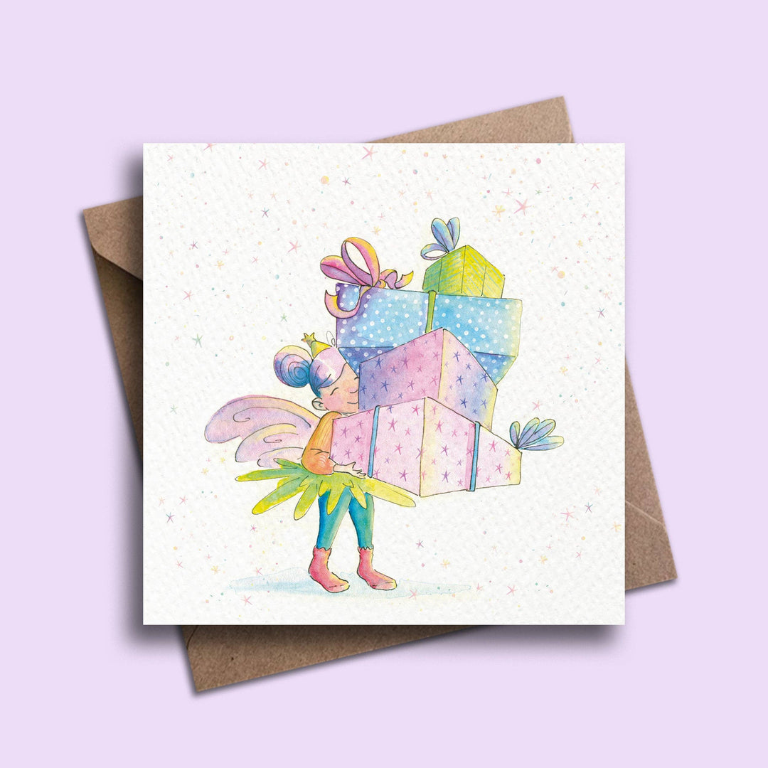 Present Fairy Greeting Card