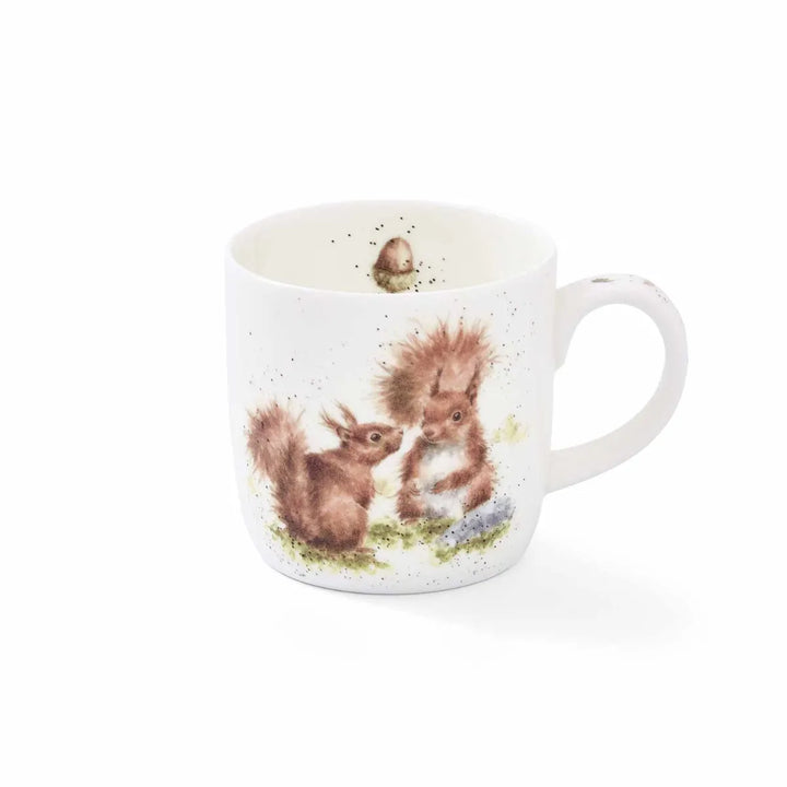 "Between Friends" Squirrel Small Bone China Mug (11oz)