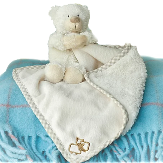 Bear Plush Baby Comforter