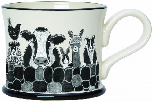 Animal Farm Mug by Moorland Pottery – The Bee's Knees British Imports