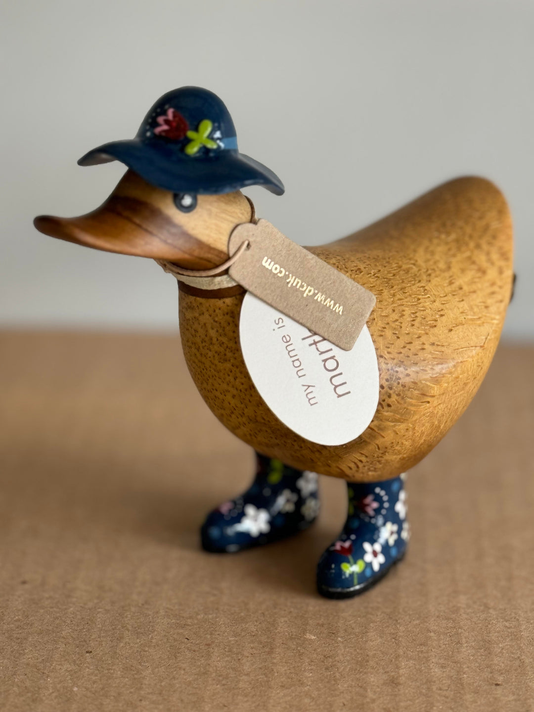 DCUK Floral Hat & Boots Ducky