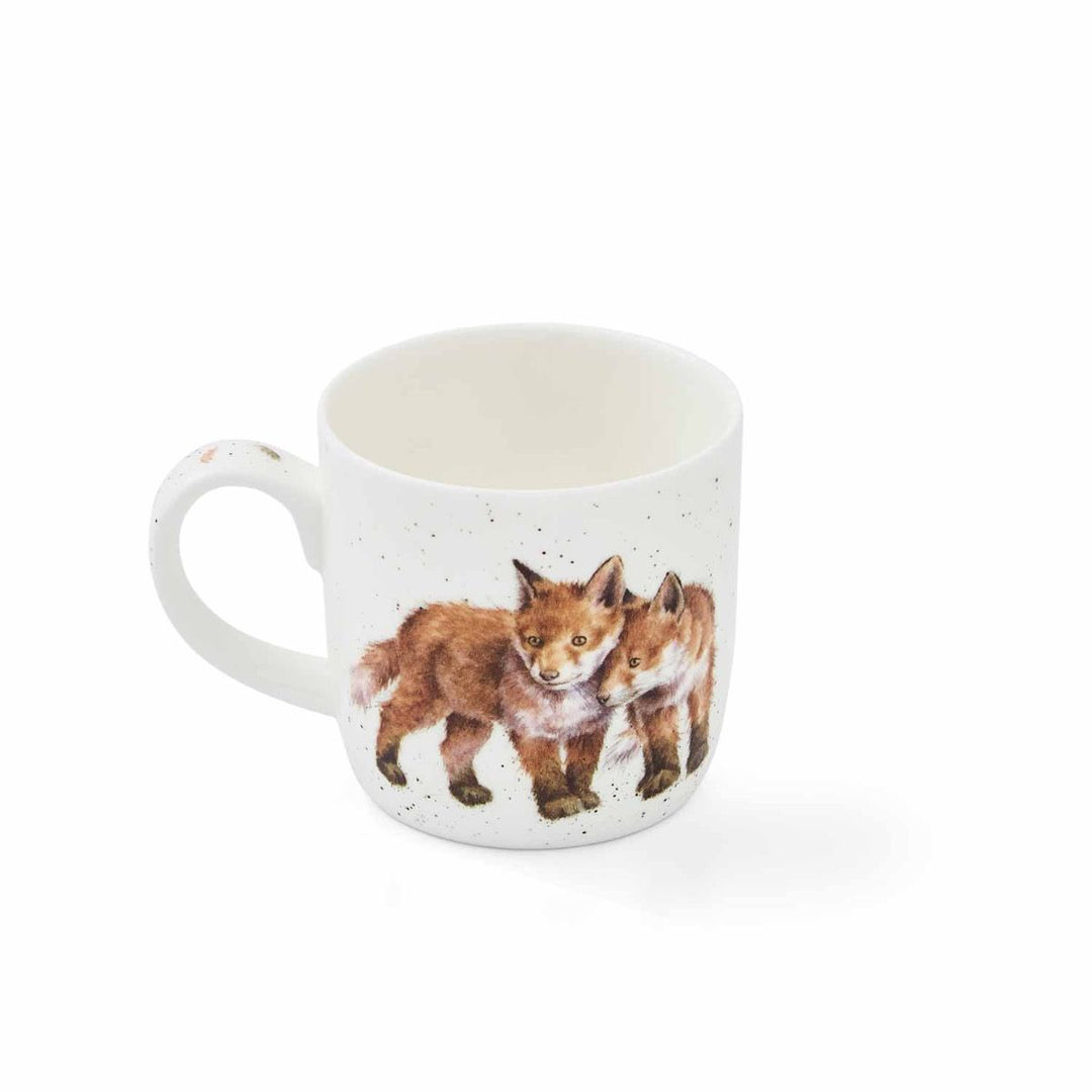 'Born to be Wild' Fox Small Bone China Mug (11oz)