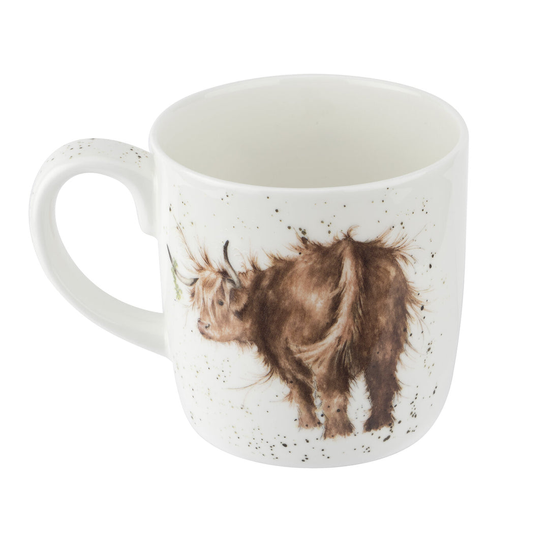 'Daisy Coo' Cow Bone China Mug (14oz)