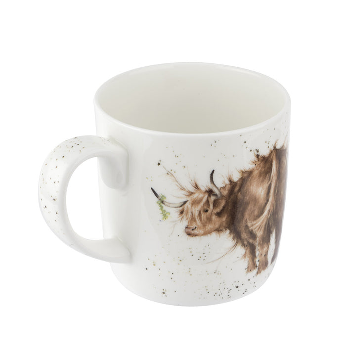 'Daisy Coo' Cow Bone China Mug (14oz)