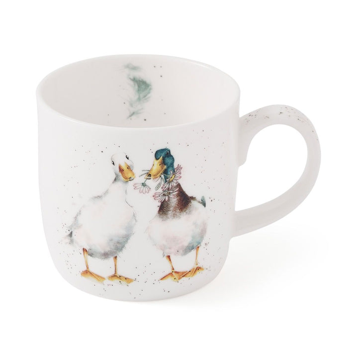 'Duck Love' Duck Small Bone China Mug (11oz)