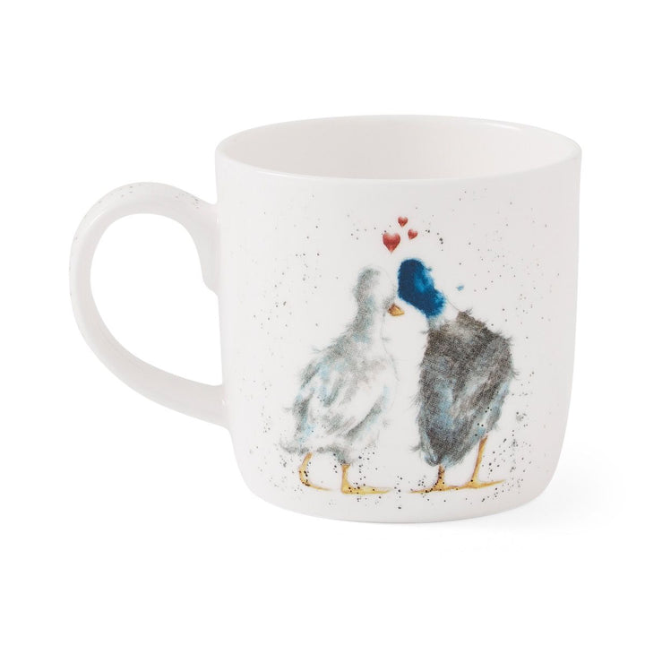 'Duck Love' Duck Small Bone China Mug (11oz)