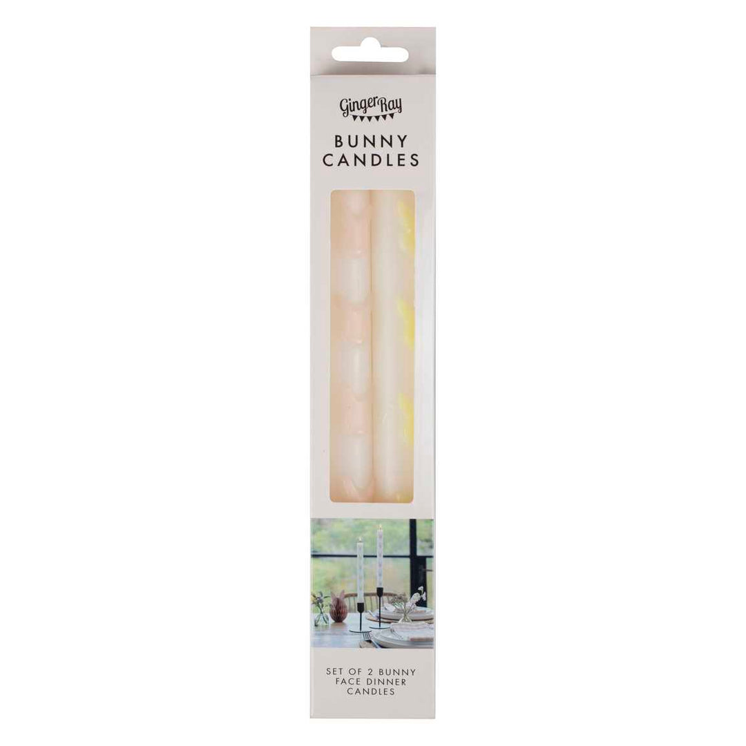 Easter Bunny Dinner Candles