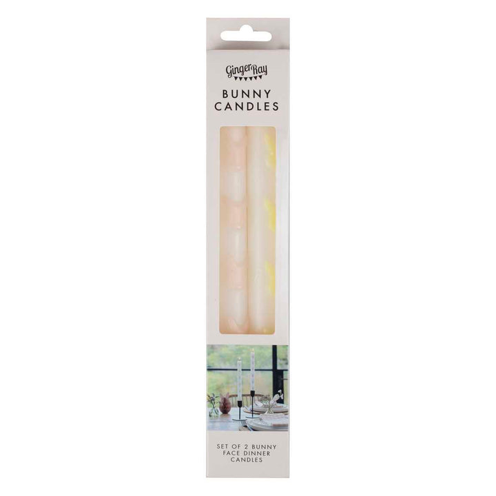 Easter Bunny Dinner Candles