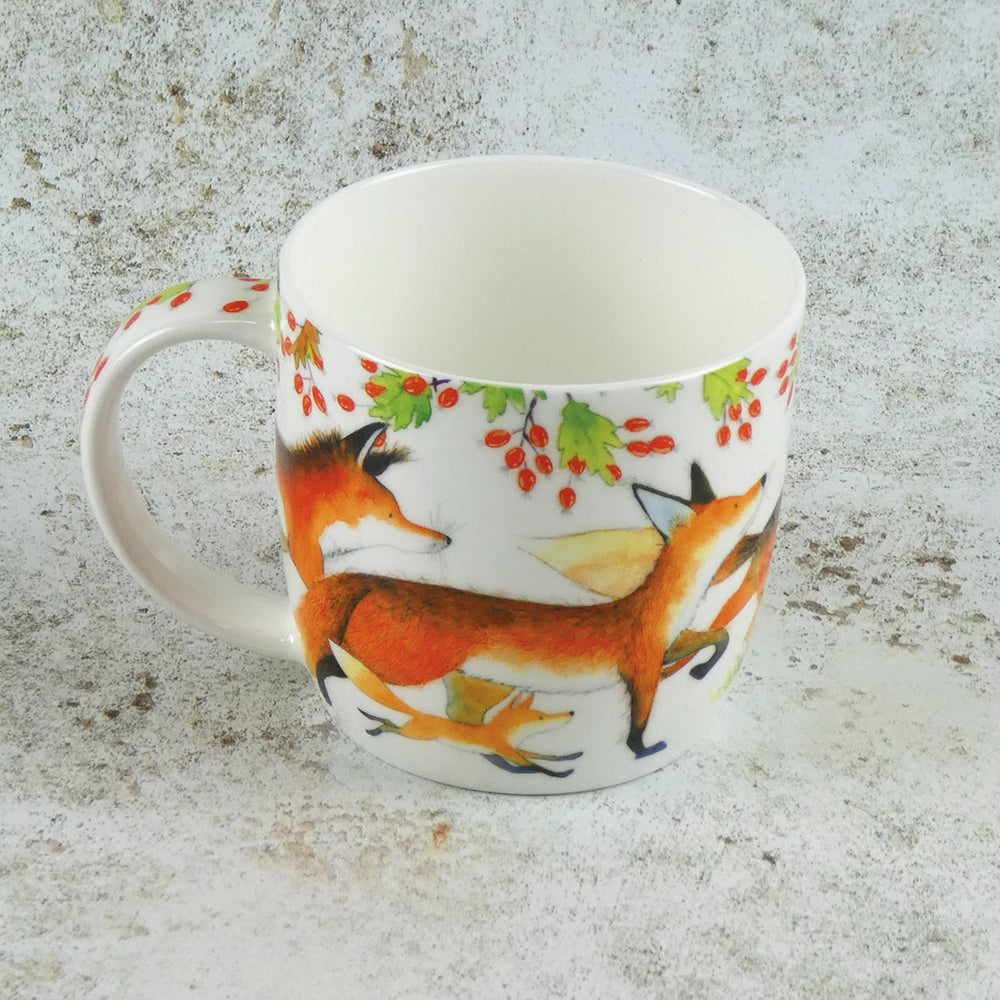 Foxes Bone China Mug (Boxed)