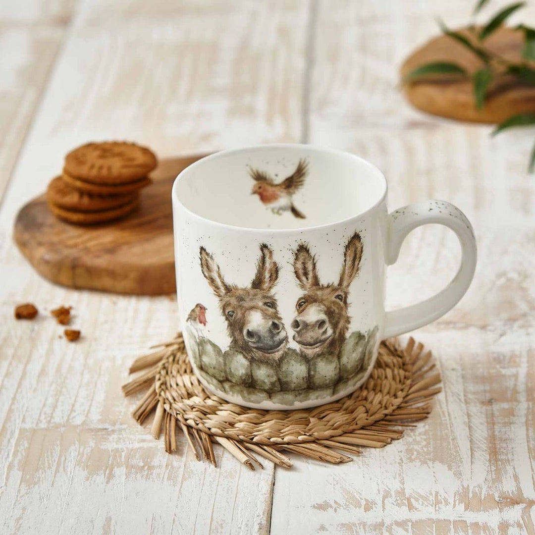 'Hee Haw' Donkey Small Bone China Mug (11oz)