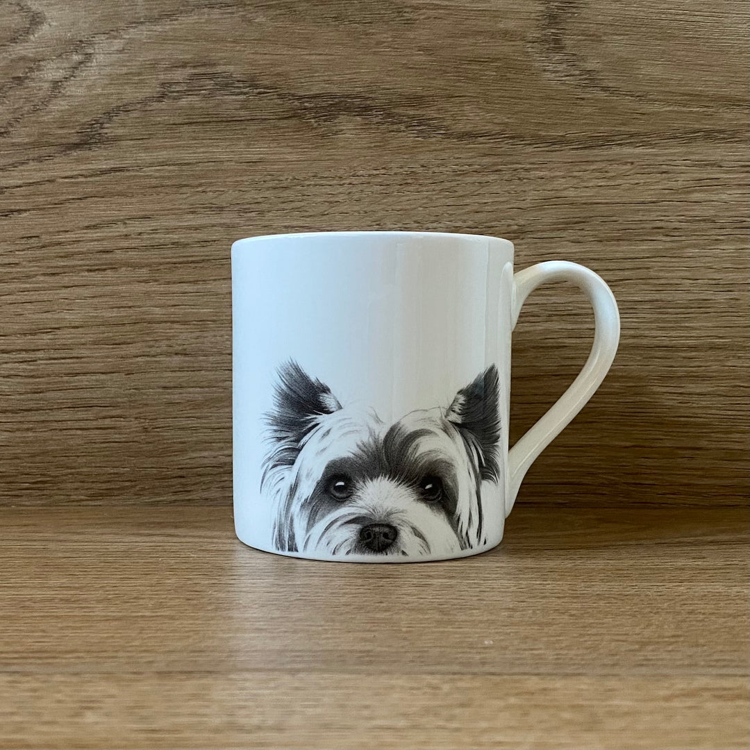 Mabel the Yorkshire Terrier Fine Bone China Mug
