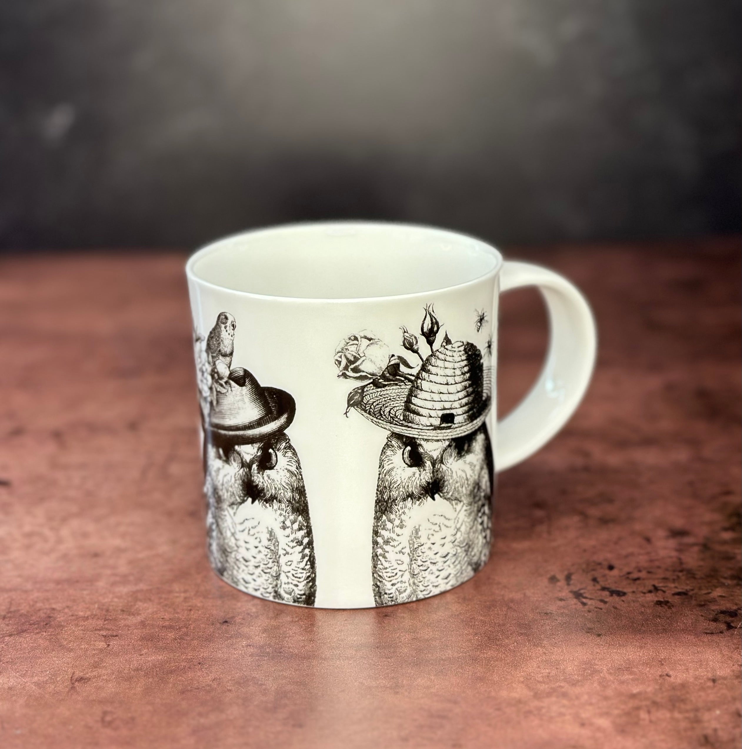 Sunday Best Owls Bone China Mug - White – The Bee's Knees British Imports