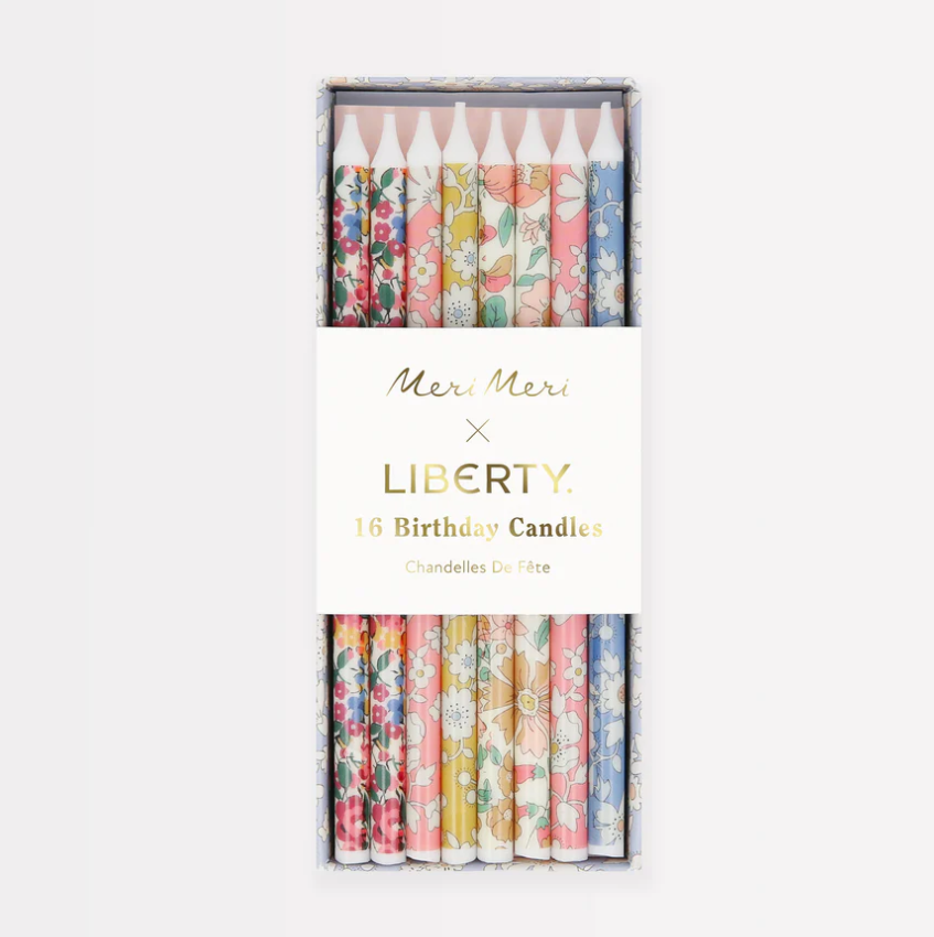 Liberty Mixed Print Party Candles (16)