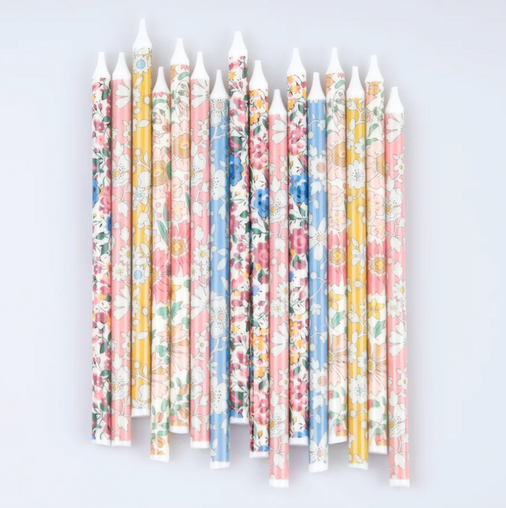 Liberty Mixed Print Party Candles (16)