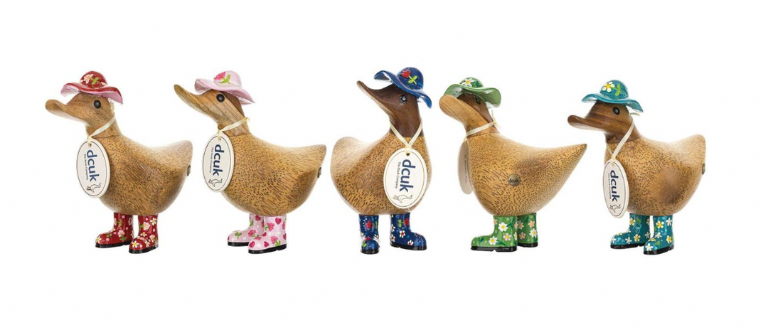DCUK Floral Hat & Boots Ducky