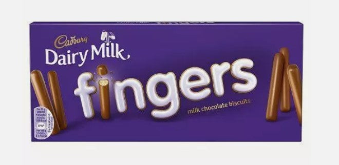 Cadbury Milk Chocolate Fingers 114 g
