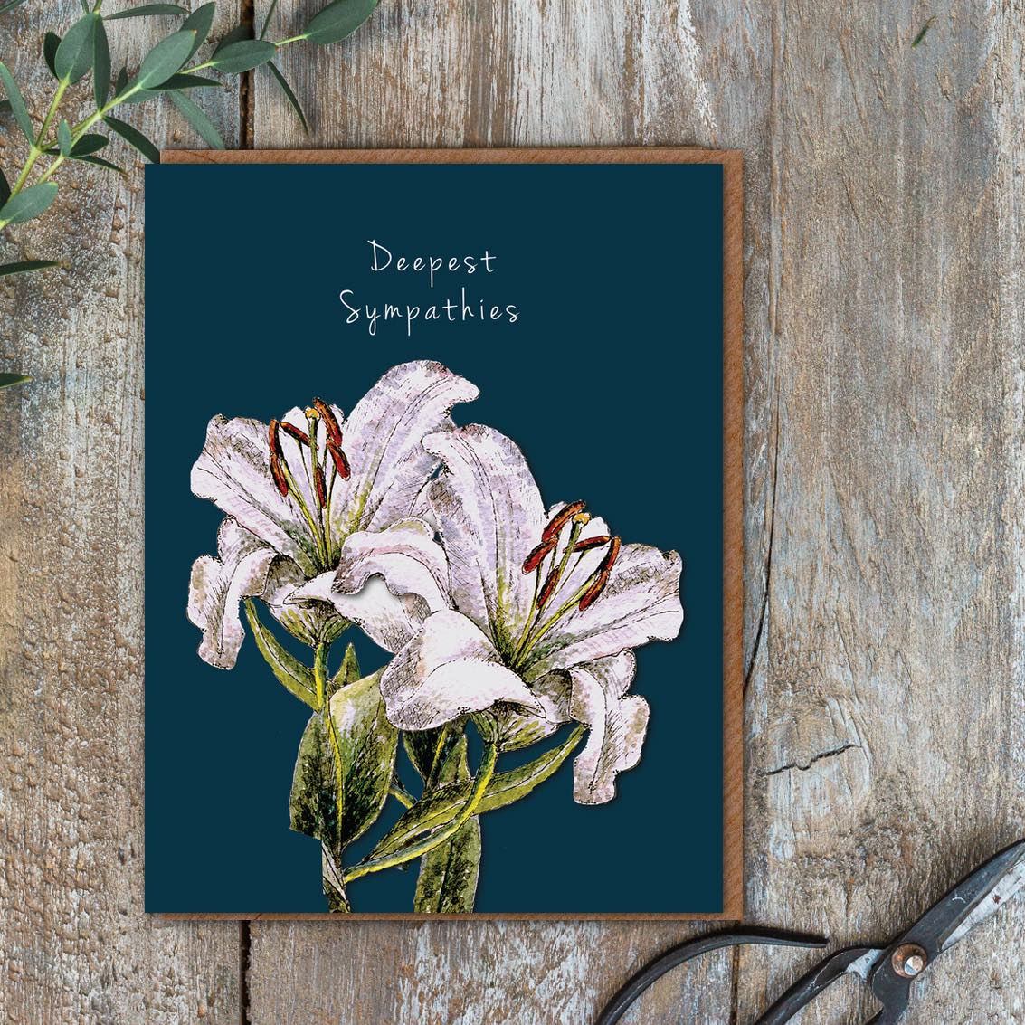 Deepest Sympathies Card – The Bee's Knees British Imports