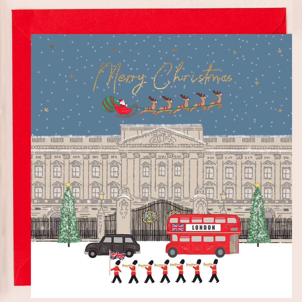 London Christmas Card Buckingham Palace