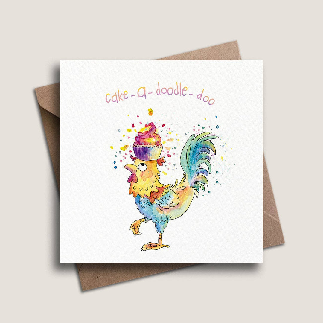 Cake-a-Doodle-Do Greeting Card