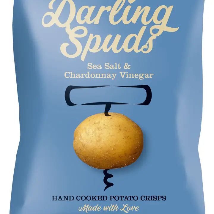 Darling Spuds Sea Salt & Chardonnay Vinegar Crisps The Bee's Knees
