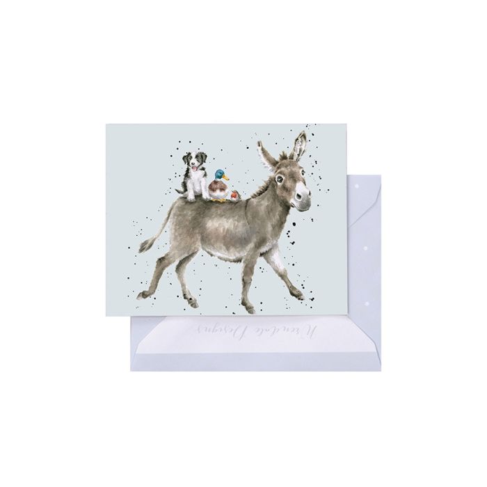 'Donkey Ride' Gift Enclosure Card