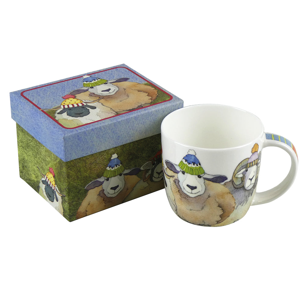 Happy Sheep Bone China Mug (Boxed)