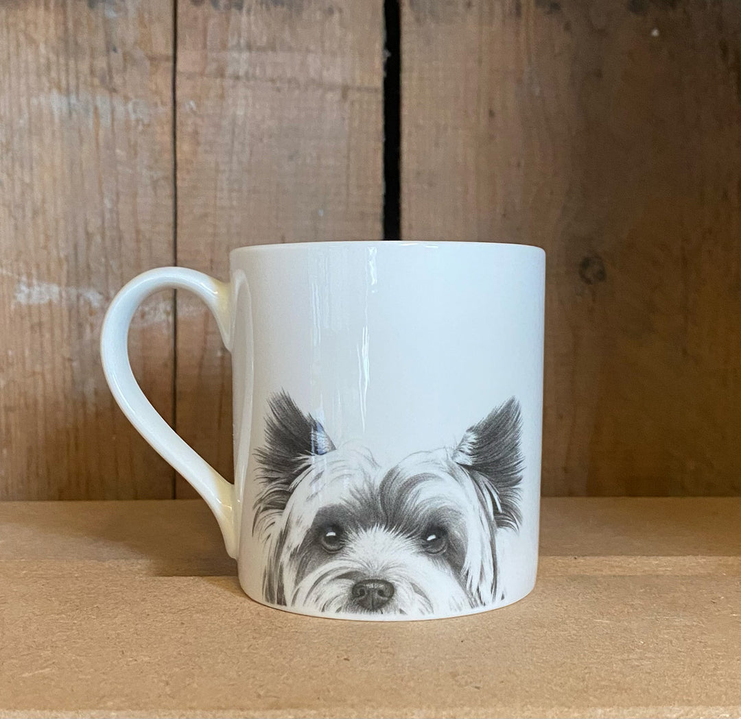 Mabel the Yorkshire Terrier Fine Bone China Mug
