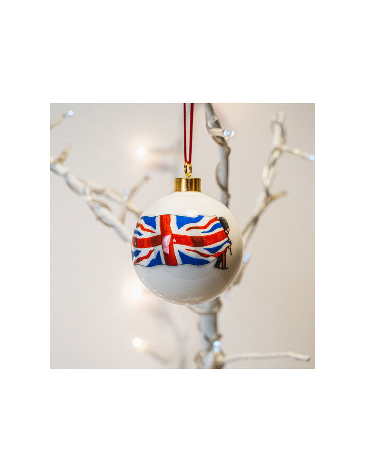 Union Jack Bauble Boxed