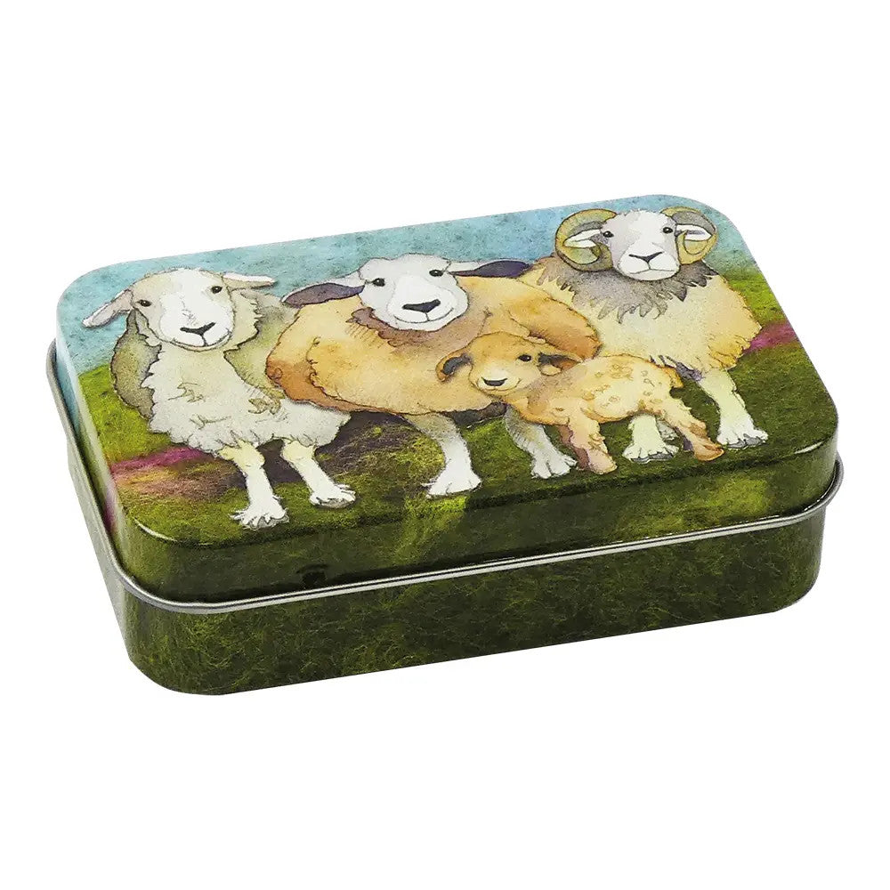 Emma Ball Felted Sheep Mini Rectangular Tin