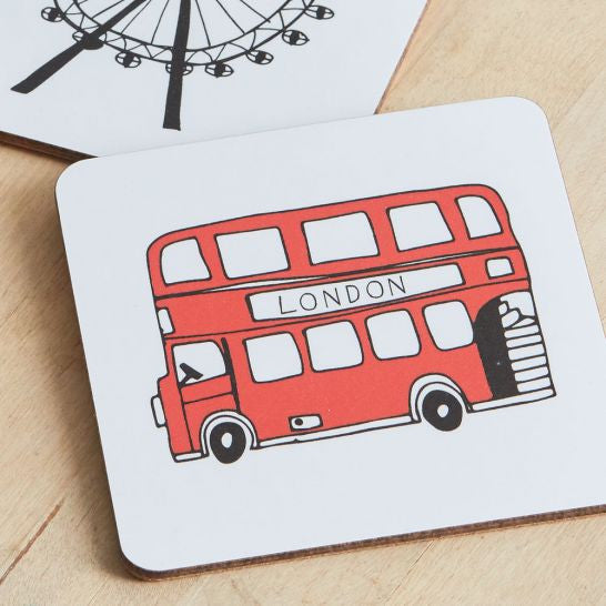  London Skyline Set of 4 Coasters from Victoria Eggs.