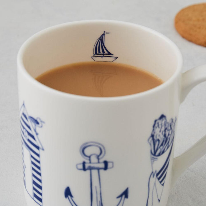 Victoria Egg's bone china Nautical mug.