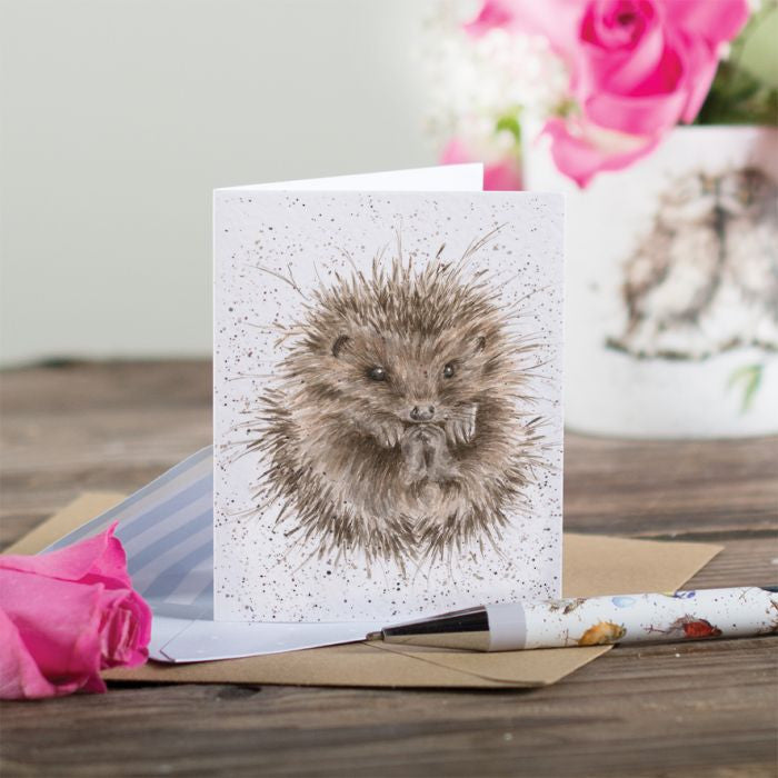'Awakening' Hedgehog Enclosure Card