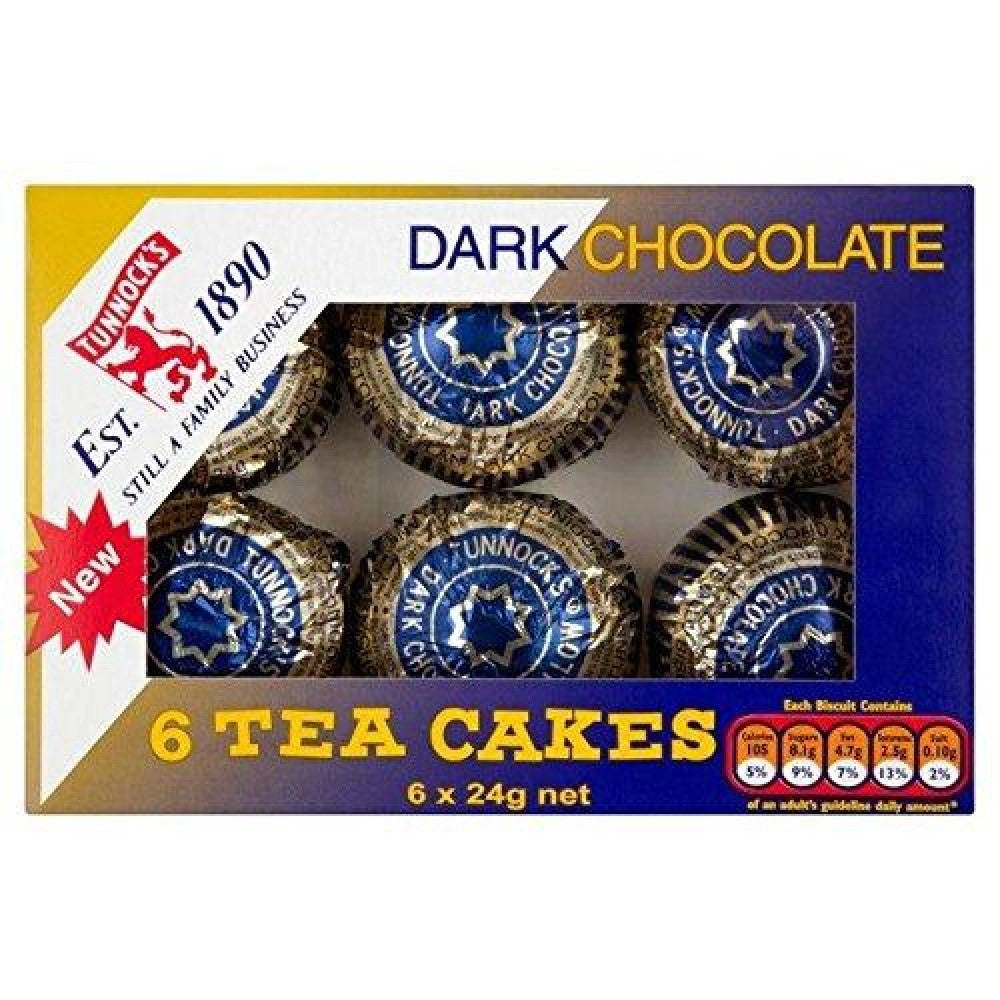 Tunnock's Dark Chocolate Tea Cakes 6 Pack
