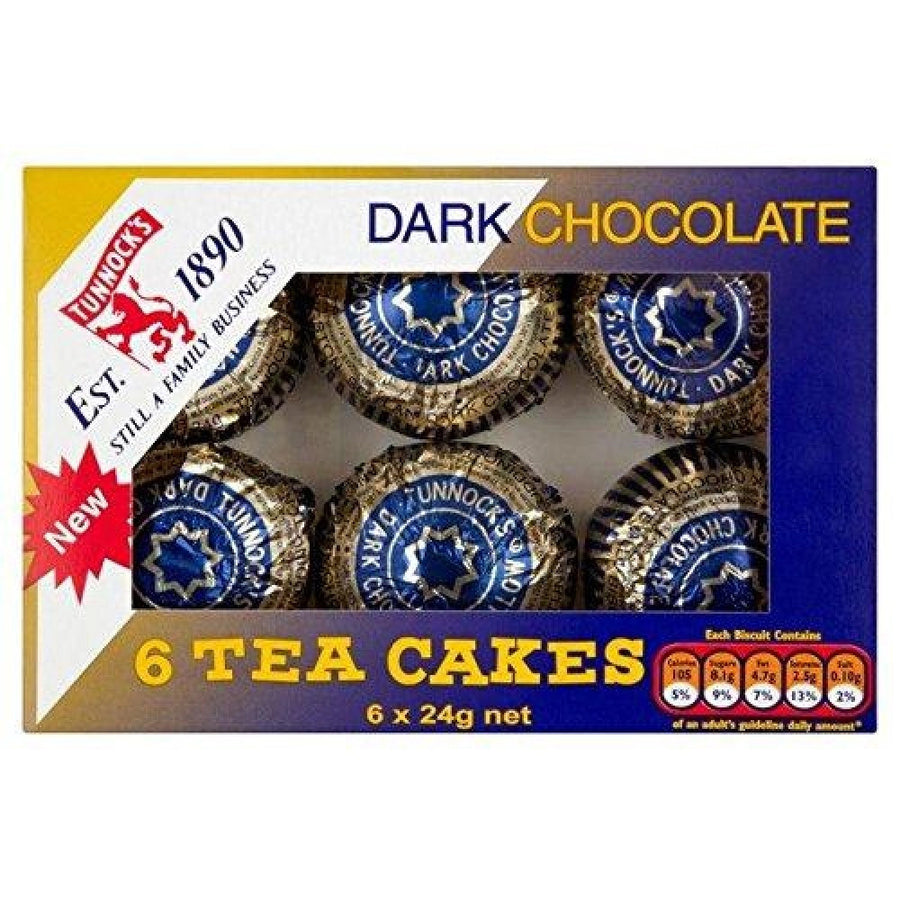 Tunnock's Dark Chocolate Tea Cakes 6 Pack
