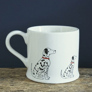 Pottery Dalmatian mug from Sweet William Designs.