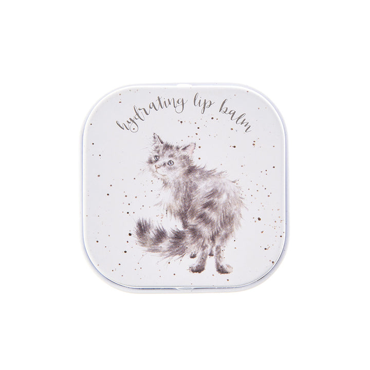 Mini Lip Balm Tin from Wrendale Designs. Made in the UK - Cat