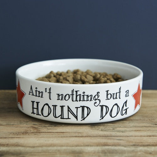 Pet Bowl Ain t Nothing But a Hound Dog The Bee s Knees British Imports