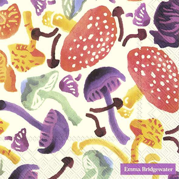 Emma Bridgewater Wild Mushrooms Lunch Napkins