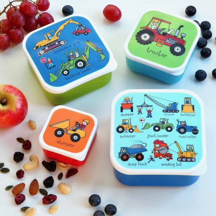 Nesting Trucks Snack Boxes