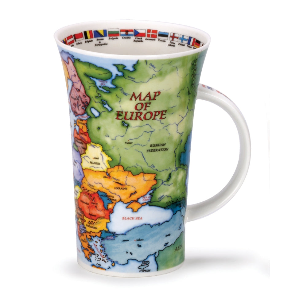 Glencoe Map of Europe Mug