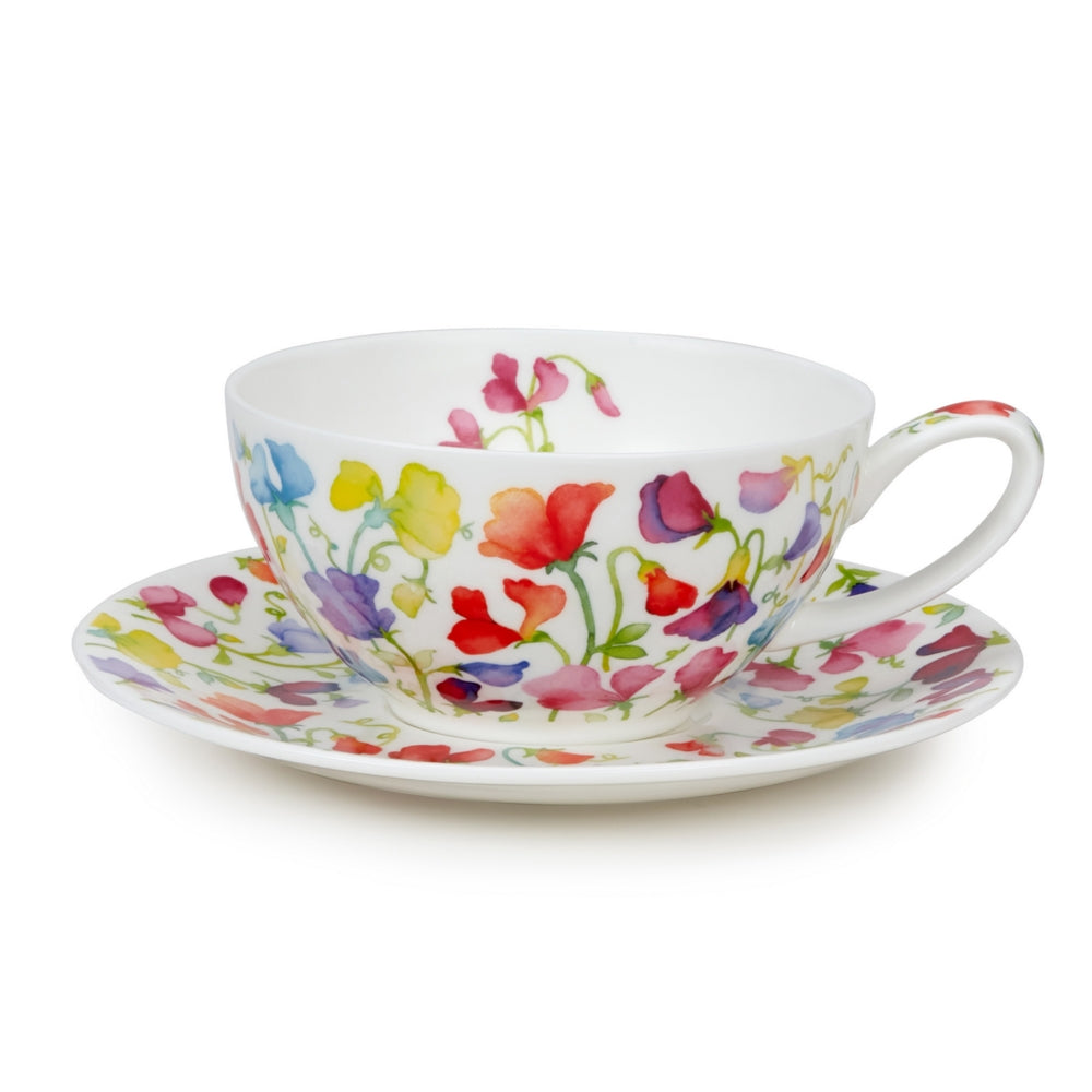 Floral Fiesta Teacup & Saucer