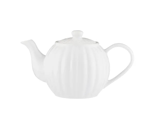 Luxe 6-Cup Teapot White