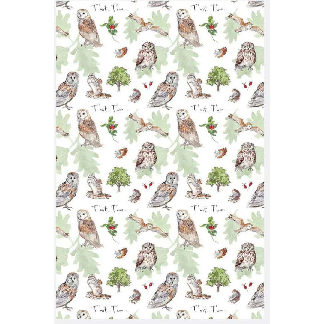 Madeleine Floyd 'Owls' Tea Towel