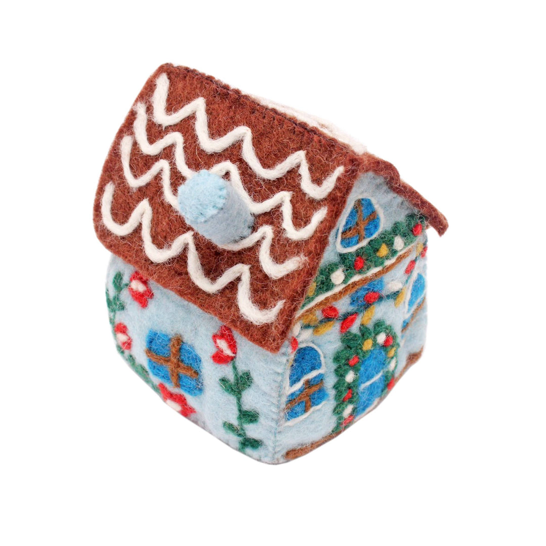 Gingerbread House Shelf Decoration