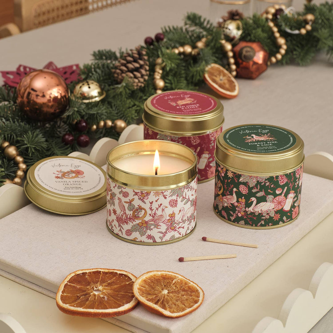 Ten Lords A Leaping Candle - Red Amber & Clove