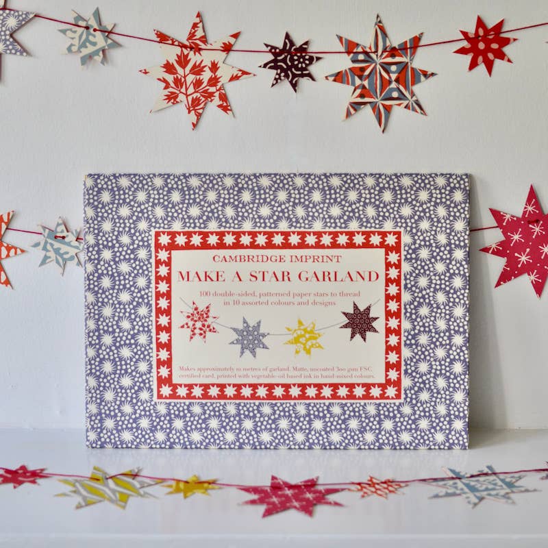 Make A Star Paper Garland