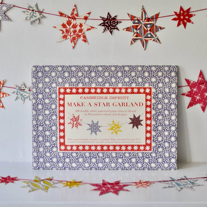 Make A Star Paper Garland