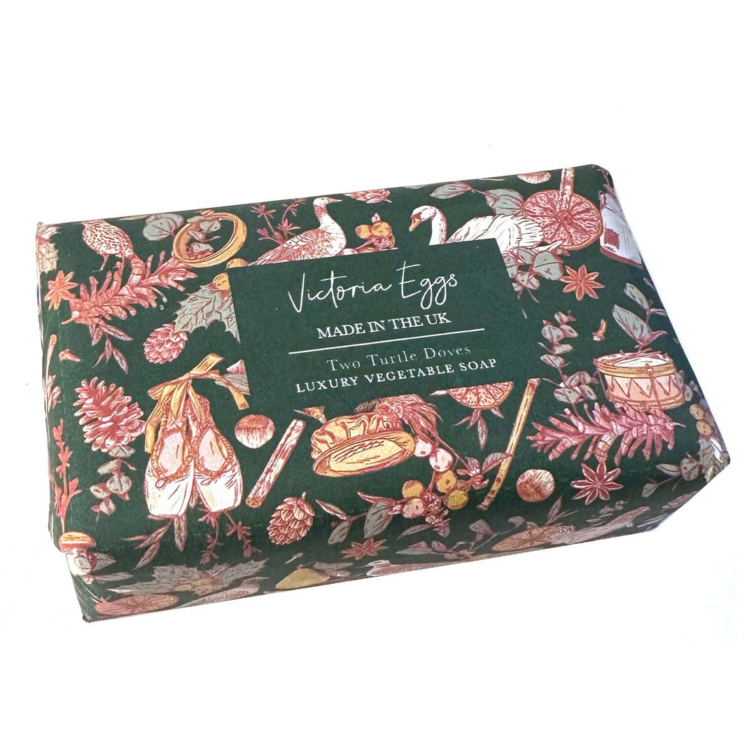 Two Turtle Doves Soap Bar - Winter Flowers