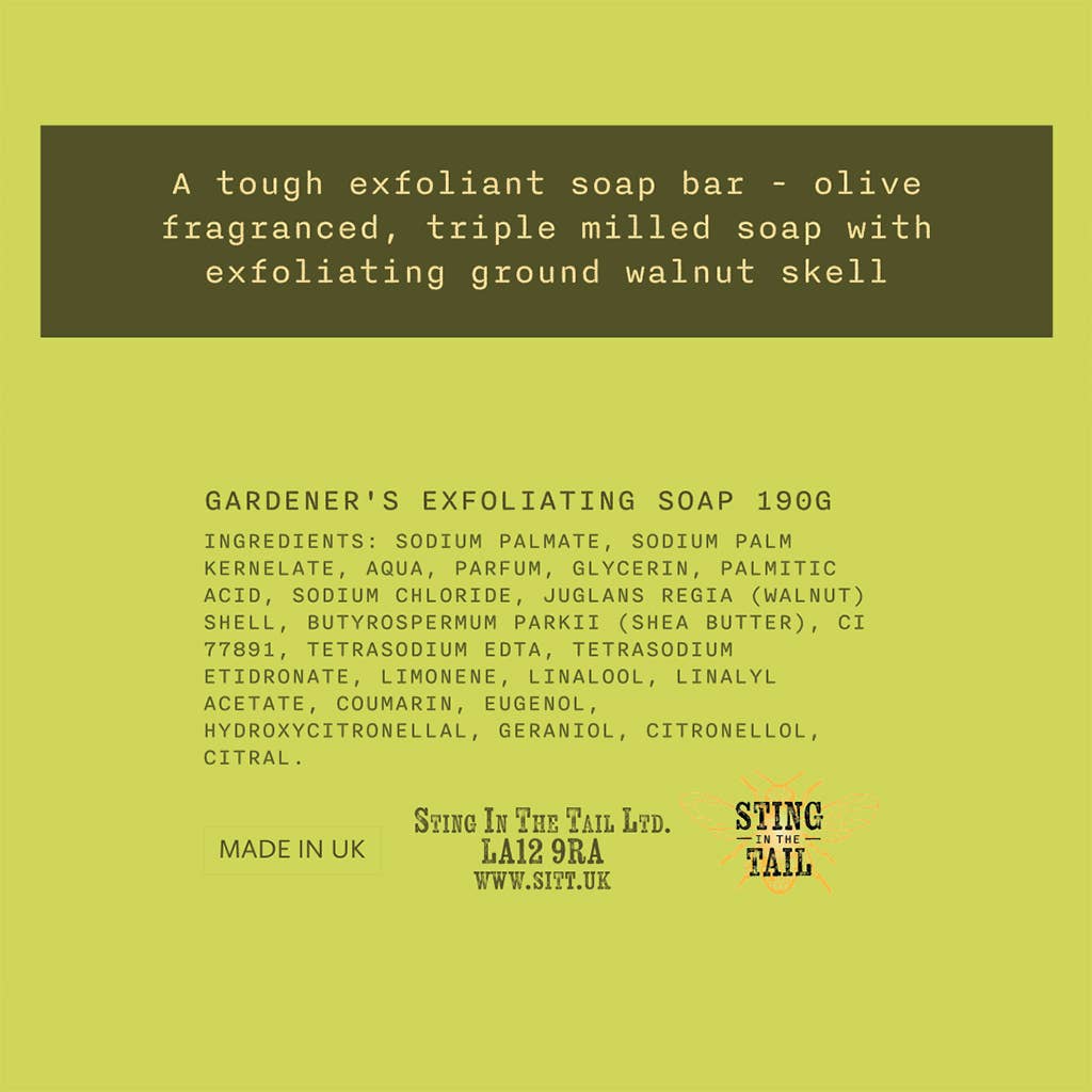 Gardener's Exfoliating Soap - Pea 190g